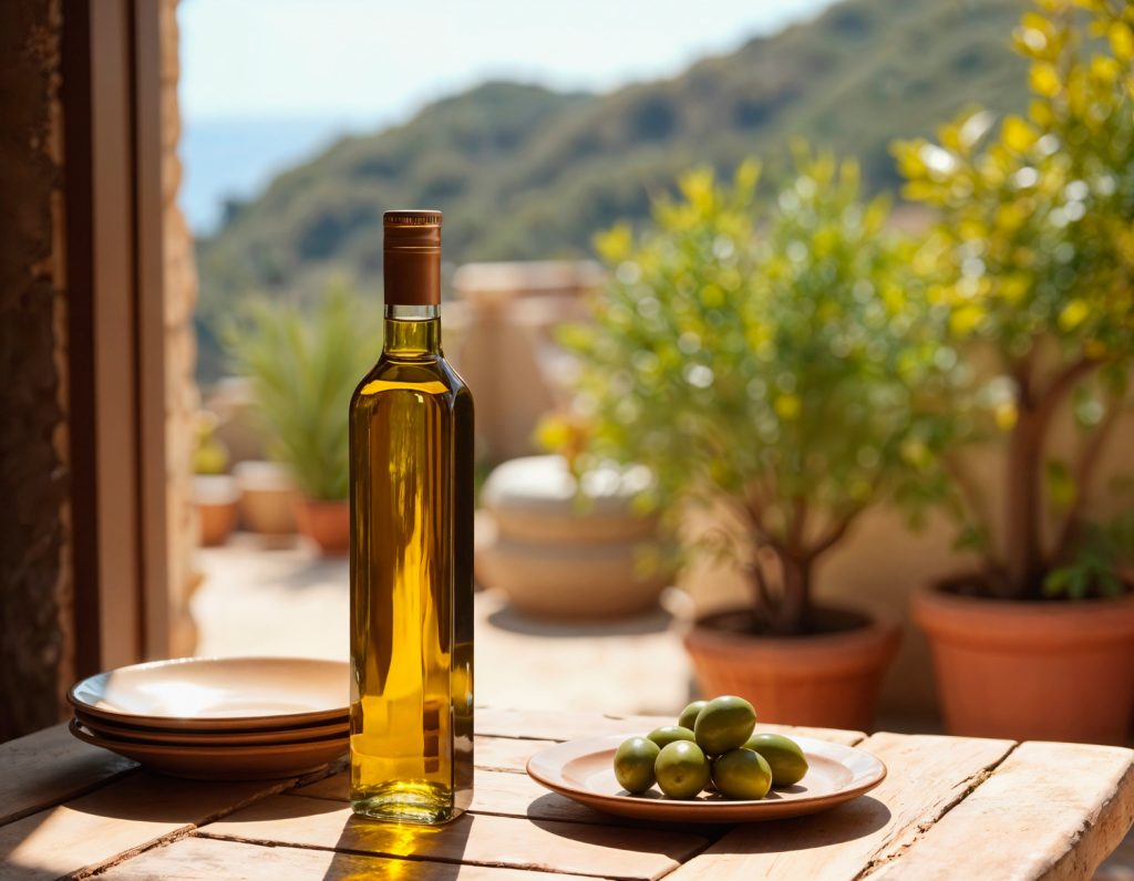 Producto saludable aceite de oliva